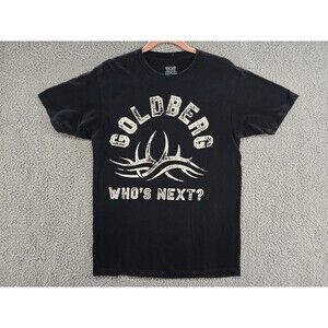 WWE Wrestling Shirt Mens Medium Legends Bill Goldberg Whos Next Black Tee